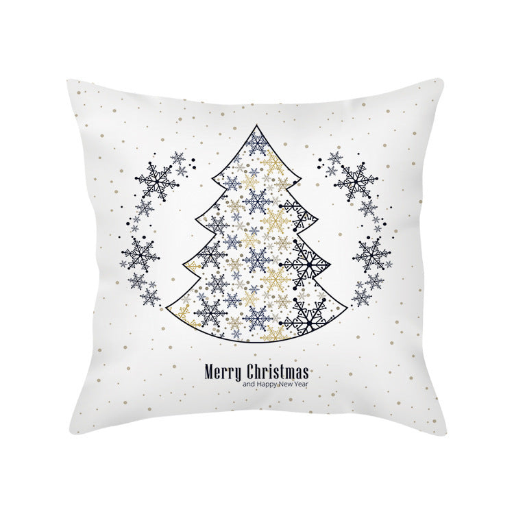 HKM-351891 Cozy Plush Christmas Pillow Cushion Cover 45cm x 45cm