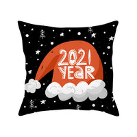 HKM-351891 Cozy Plush Christmas Pillow Cushion Cover 45cm x 45cm