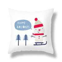 HKM-351891 Cozy Plush Christmas Pillow Cushion Cover 45cm x 45cm