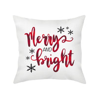 HKM-351891 Cozy Plush Christmas Pillow Cushion Cover 45cm x 45cm