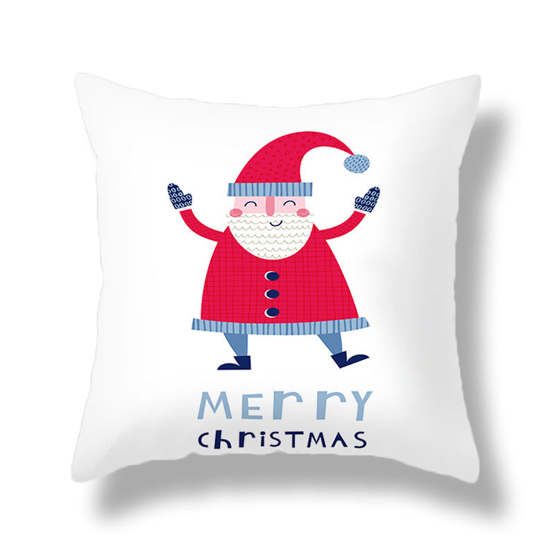 HKM-351891 Cozy Plush Christmas Pillow Cushion Cover 45cm x 45cm