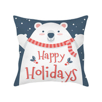 HKM-351891 Cozy Plush Christmas Pillow Cushion Cover 45cm x 45cm