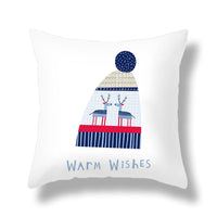 HKM-351891 Cozy Plush Christmas Pillow Cushion Cover 45cm x 45cm