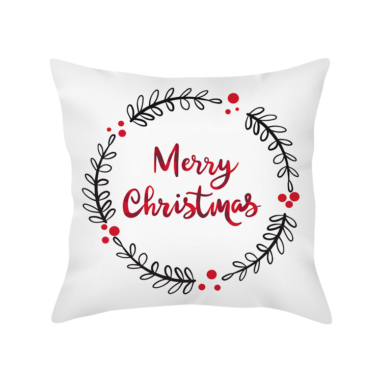 HKM-351891 Cozy Plush Christmas Pillow Cushion Cover 45cm x 45cm