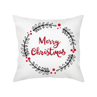 HKM-351891 Cozy Plush Christmas Pillow Cushion Cover 45cm x 45cm