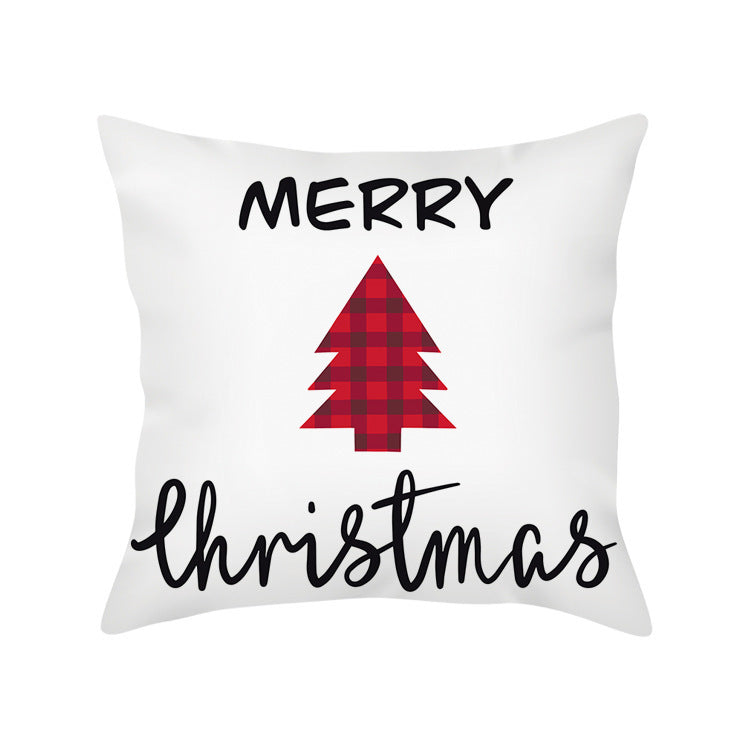 HKM-351891 Cozy Plush Christmas Pillow Cushion Cover 45cm x 45cm