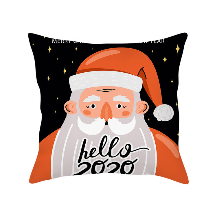 HKM-351891 Cozy Plush Christmas Pillow Cushion Cover 45cm x 45cm