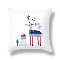 HKM-351891 Cozy Plush Christmas Pillow Cushion Cover 45cm x 45cm