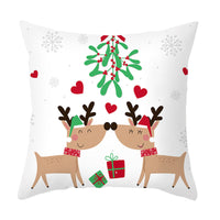 HKM-351891 Cozy Plush Christmas Pillow Cushion Cover 45cm x 45cm