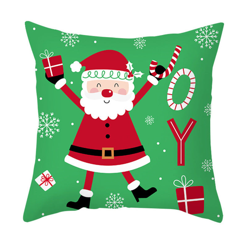HKM-351891 Cozy Plush Christmas Pillow Cushion Cover 45cm x 45cm