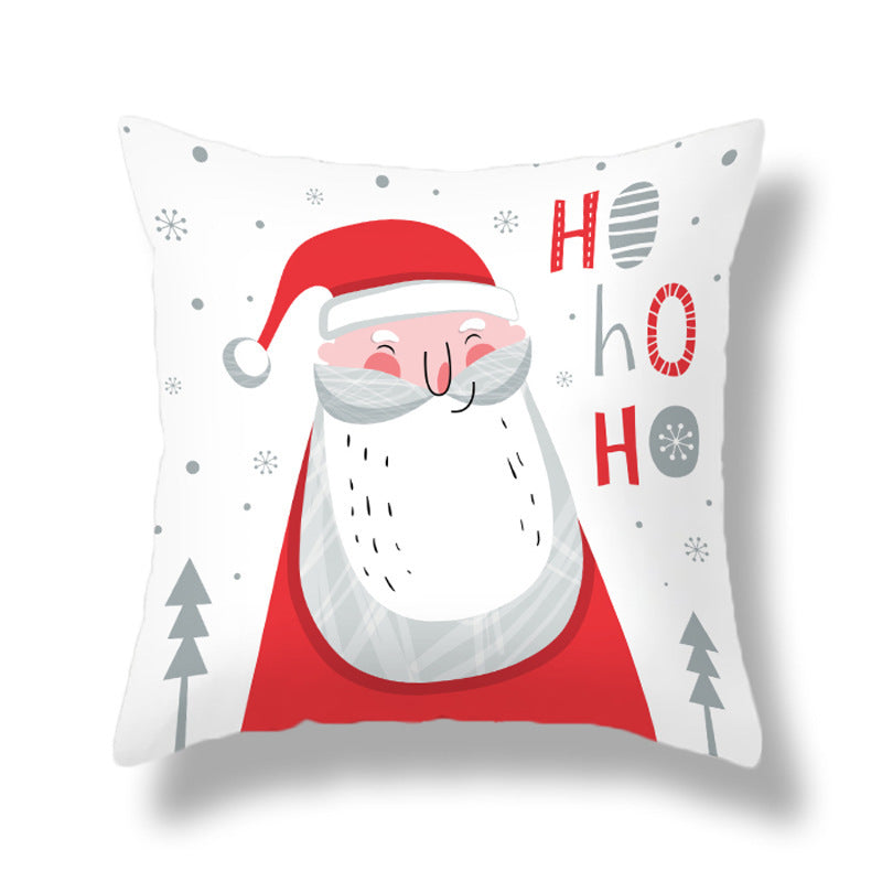 HKM-351891 Cozy Plush Christmas Pillow Cushion Cover 45cm x 45cm