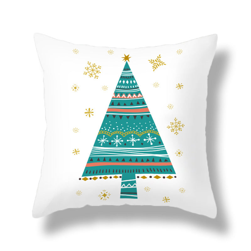 HKM-351891 Cozy Plush Christmas Pillow Cushion Cover 45cm x 45cm