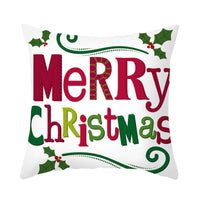 HKM-351891 Cozy Plush Christmas Pillow Cushion Cover 45cm x 45cm