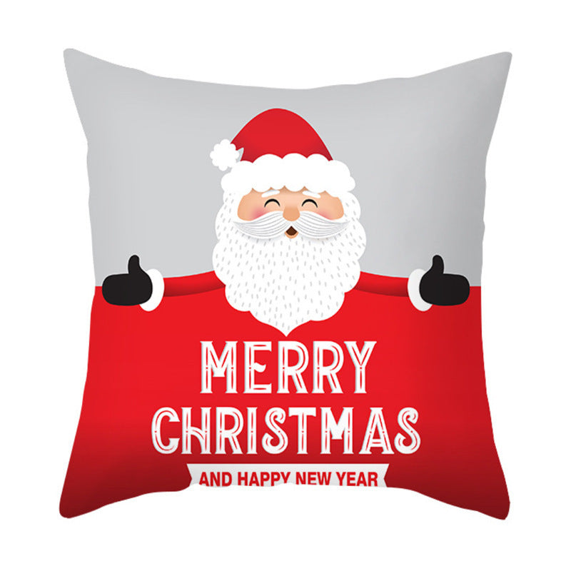 HKM-351891 Cozy Plush Christmas Pillow Cushion Cover 45cm x 45cm