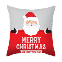 HKM-351891 Cozy Plush Christmas Pillow Cushion Cover 45cm x 45cm