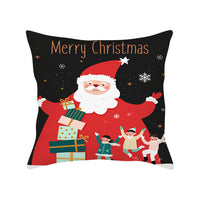 HKM-351891 Cozy Plush Christmas Pillow Cushion Cover 45cm x 45cm