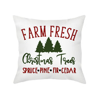 HKM-351891 Cozy Plush Christmas Pillow Cushion Cover 45cm x 45cm