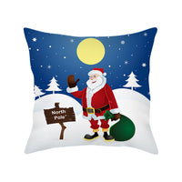 HKM-351891 Cozy Plush Christmas Pillow Cushion Cover 45cm x 45cm