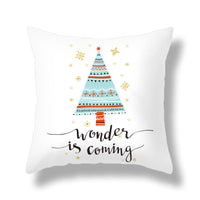 HKM-351891 Cozy Plush Christmas Pillow Cushion Cover 45cm x 45cm