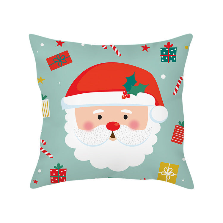 HKM-351891 Cozy Plush Christmas Pillow Cushion Cover 45cm x 45cm