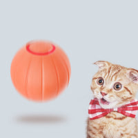 HKM-351955 Smart Bouncing Rolling Silicone Ball Toy Funny Cat Bite