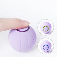 HKM-351955 Smart Bouncing Rolling Silicone Ball Toy Funny Cat Bite