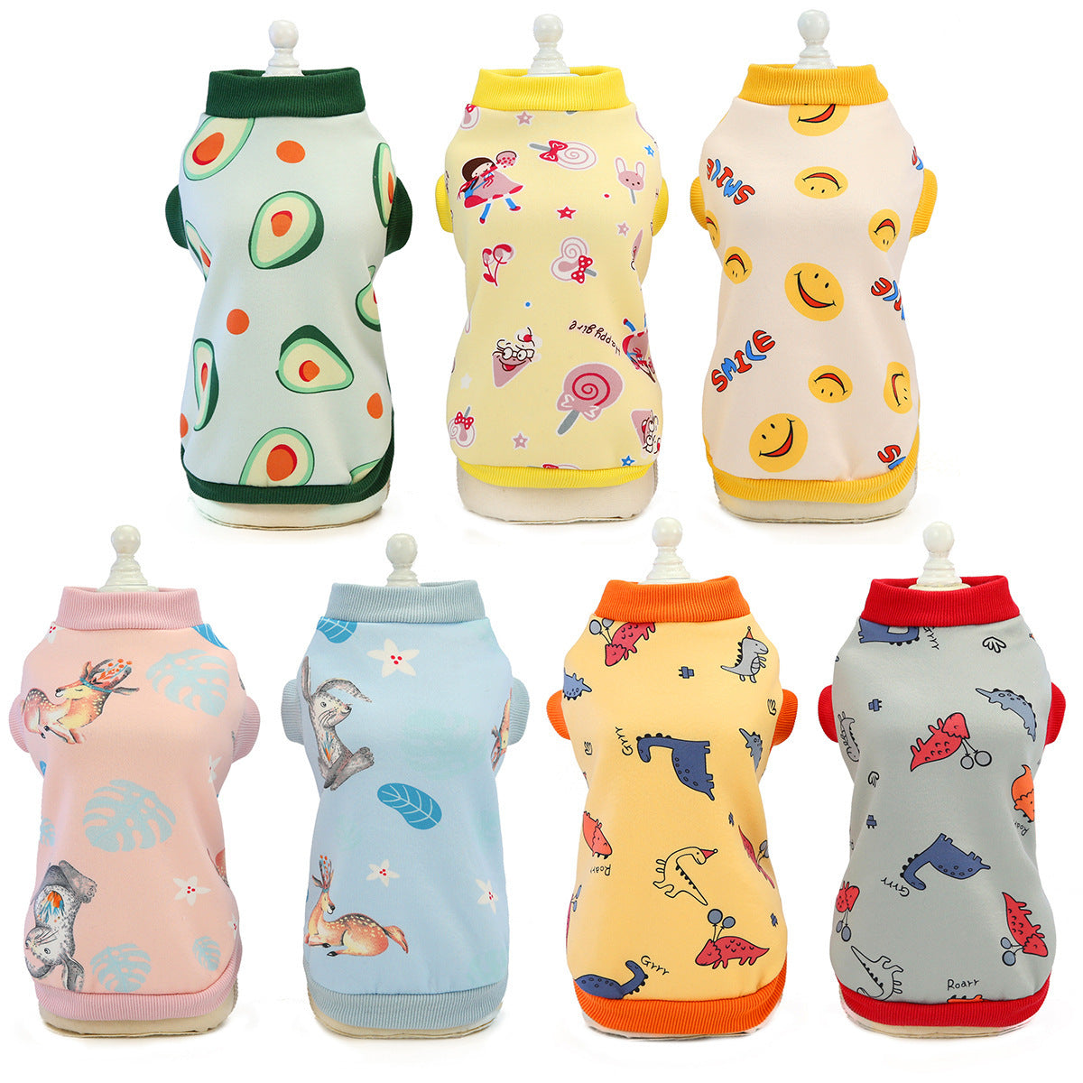 HKM-352211 Casual Autumn and Winter Pet Clothing with Fun Designs in Cotton