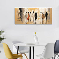 HKM-352275 Abstract Modern Landscape Oil Painting on Canvas for Living Room Decor - Unique Hand-Painted Artwork