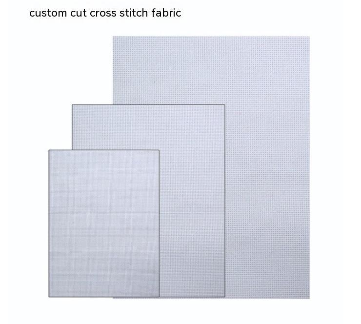HKM-352339 Modern 11CT Cotton Cross-Stitch Fabric in Various Sizes