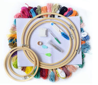 HKM-352339 Modern 11CT Cotton Cross-Stitch Fabric in Various Sizes