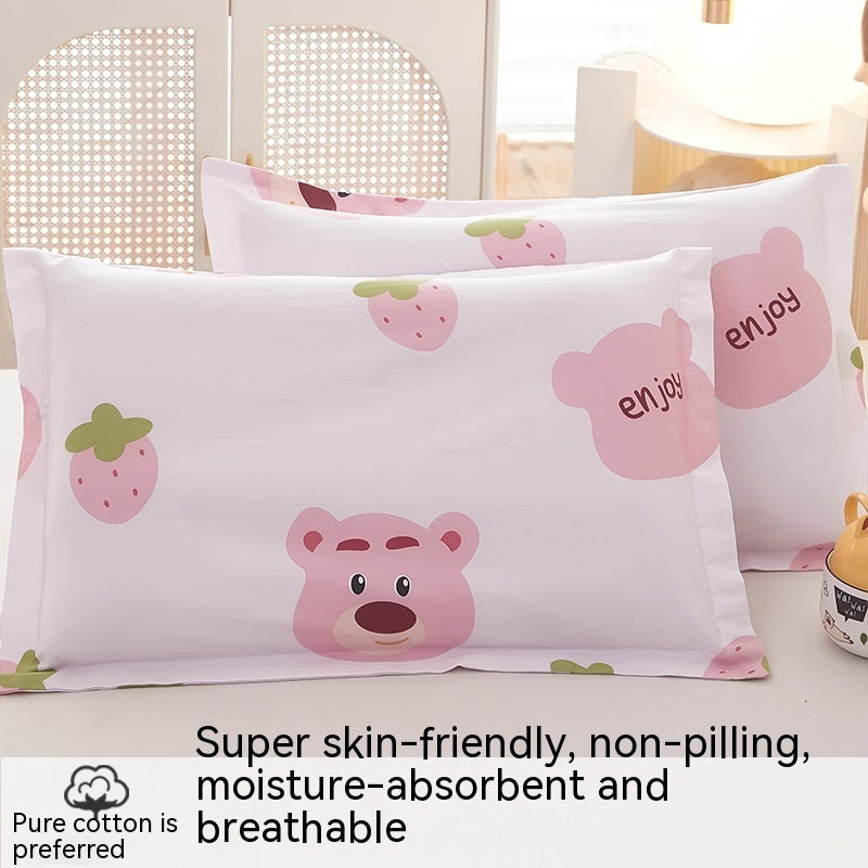 HKM-352659 Cotton Children's Pillowcase Set - Soft and Comfortable Designs for Kids' Sleep