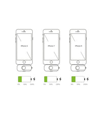 HKM-352723 Magnetic Portable Charging Station with 5000mAh Base and Four 1000mAh Finger Chargers
