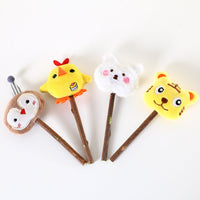 HKM-352787 Rainbow Plush Chew Toys for Cats - Molar Sticks in Various Fun Designs