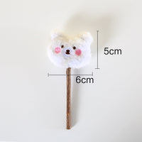 HKM-352787 Rainbow Plush Chew Toys for Cats - Molar Sticks in Various Fun Designs