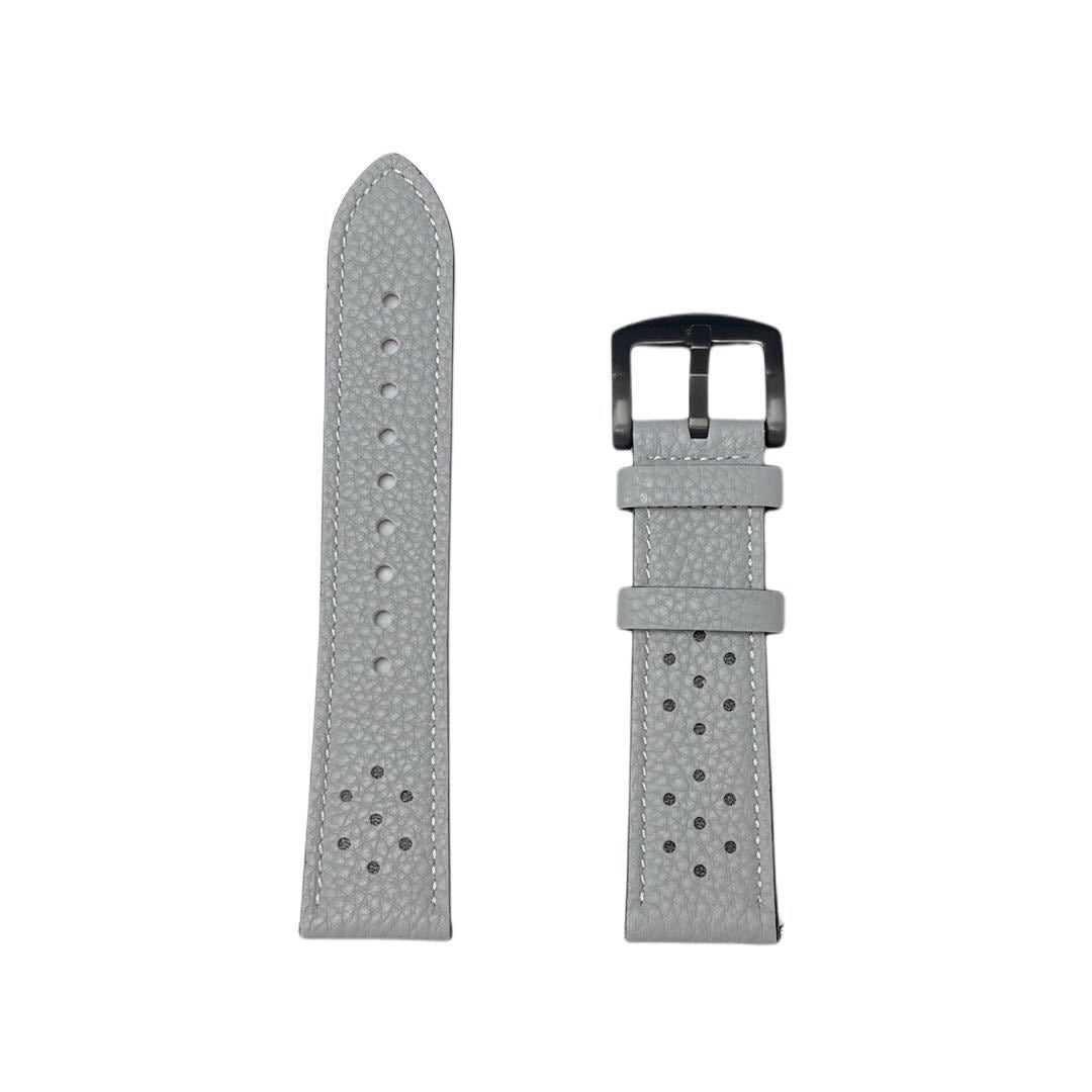 HKM-352851 Leather Watch Strap Compatible with 20mm and 22mm Models - Durable and Stylish Design