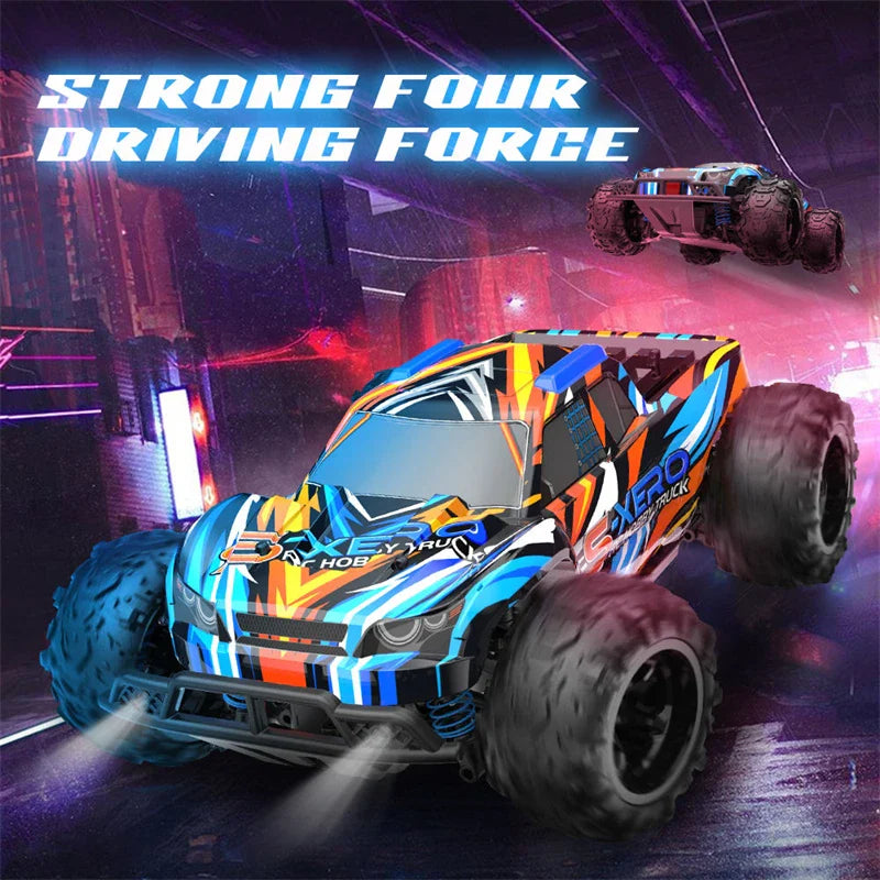 HKM-352915 1:22 Scale High Speed Remote Control Off-Road Vehicle for Kids - 4WD Climbing Car, Indoor/Outdoor Use, Ready-to-Go