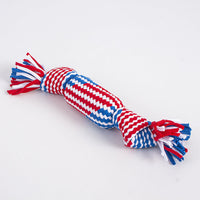 HKM-352979 Durable Cotton Rope Toy for Dogs - Bite-Resistant, Multi-Color Knotted Design