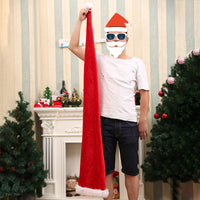 HKM-353107 Extra Long Christmas Hat for Adults - 155cm x 30cm, Perfect Holiday Accessory