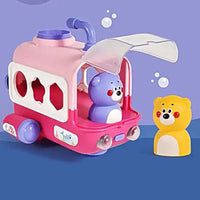HKM-353299 Educational Shape Block Matching Toy for Infants and Toddlers, Musical Light-Up Activity, Ages 0-7 Years