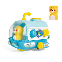 HKM-353299 Educational Shape Block Matching Toy for Infants and Toddlers, Musical Light-Up Activity, Ages 0-7 Years