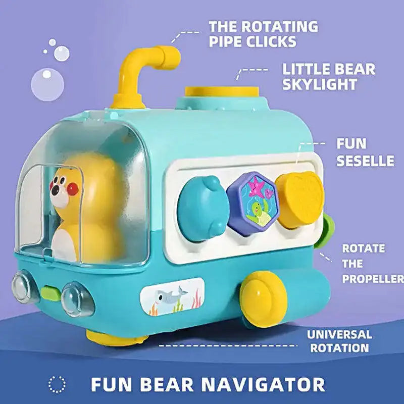 HKM-353299 Educational Shape Block Matching Toy for Infants and Toddlers, Musical Light-Up Activity, Ages 0-7 Years
