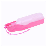 HKM-353363 Portable Dog Water Bottle with Folding Bowl - 500ML Capacity, Leak-Proof Design, Multiple Colors