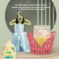 HKM-353747 Mini Simulated Spray Ironing Machine With Sound and Light for Kids 15-Piece Set