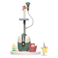 HKM-353747 Mini Simulated Spray Ironing Machine With Sound and Light for Kids 15-Piece Set