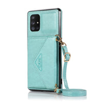 HKM-353747 Multifunctional Triangle Messenger Bag with TPU and PU Material for Mobile Phone and Card Storage