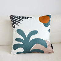 HKM-353875 Green Plant Style Plush Cushion Cover - 45x45cm