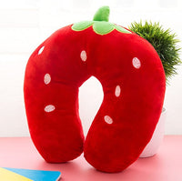 HKM-353939 Multi-Color Cartoon U-Shaped Travel Neck Pillow with Massage and Anti-Snore Features