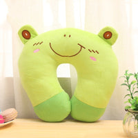 HKM-353939 Multi-Color Cartoon U-Shaped Travel Neck Pillow with Massage and Anti-Snore Features
