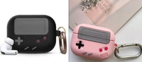 HKM-354003 Silicone AirPods Pro Case with Game Console Design and Keychain Compatibility