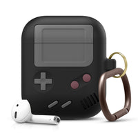 HKM-354003 Silicone AirPods Pro Case with Game Console Design and Keychain Compatibility